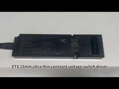 ETS 24W-12V Suporte de energía de voltaje constante ultrafinito controlador LED para conmutación