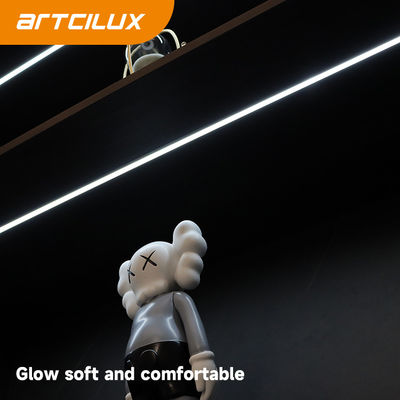 Diseño de separación de luz de línea LED oblicuo 3000k / 4000k A2Q06