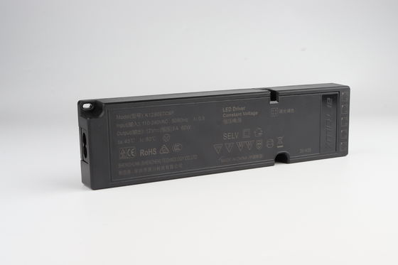 ETSC 60W-12V controlador LED de voltaje constante ultra delgado para el ajuste de tiempo y CCT