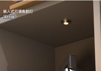 A1118 Dispositivo de iluminación LED giratorio para muebles debajo del armario