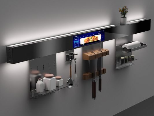 Producto de iluminación inteligente LCD de cocina Concentración de gas / humo Detecta advertencia