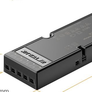 Fuente de alimentación versátil de montaje de bastidores de eficiencia del 80% para entornos con espacio limitado 6.3 X 2.4 X 1.4 pulgadas