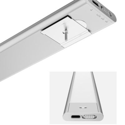 30 cm de longitud de plástico de la lámpara de la cámara LED luz sin sensor de movimiento para la iluminación del gabinete